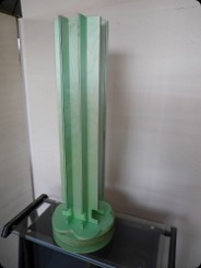 Espositore in legno e plexiglass